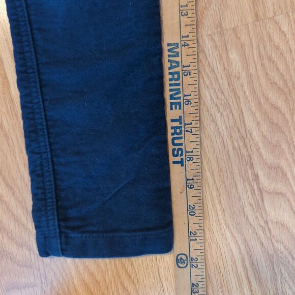 Mini Boden Pants Kids Girls 8Y Blue Skinny Pleated Velvet Soft Adjustable Waist - Picture 2 of 8